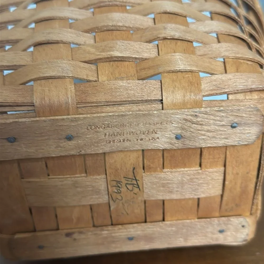 1993 Longaberger Mother's Day Vintage Basket!